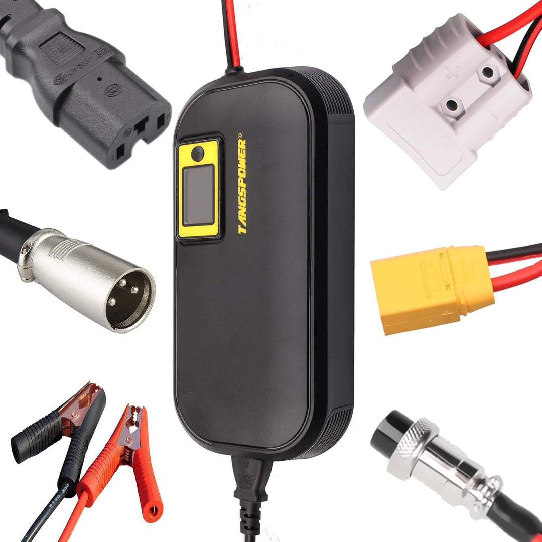 84V Ladegerät 8A Stromeinstellung Smart Charger mit Elektrofahrrad Auto Motorrad Roller E-Bike mit A