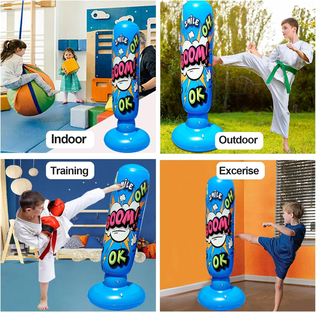 Sgizoku Standboxsäcke Sandsäcke Aufblasbare Sandsäcke Freistehende Sandsäcke Geeignet für Kinder Jug