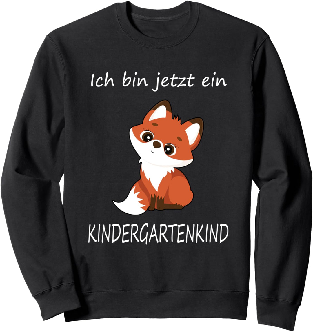 Ich bin jetzt ein Kindergartenkind niedlicher Fuchs Sweatshirt