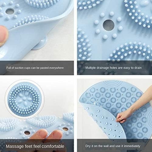 Badematten Runde PVC rutschfeste Badezimmer Matte Silikon Dusche Badewanne Matte Fussbürste Dead Hau