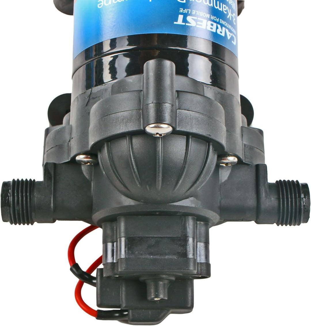 Wasserpumpe 12V 10 Ltr/Minute 2,8 Bar inkl Vorfilter 3 Kammer Membran