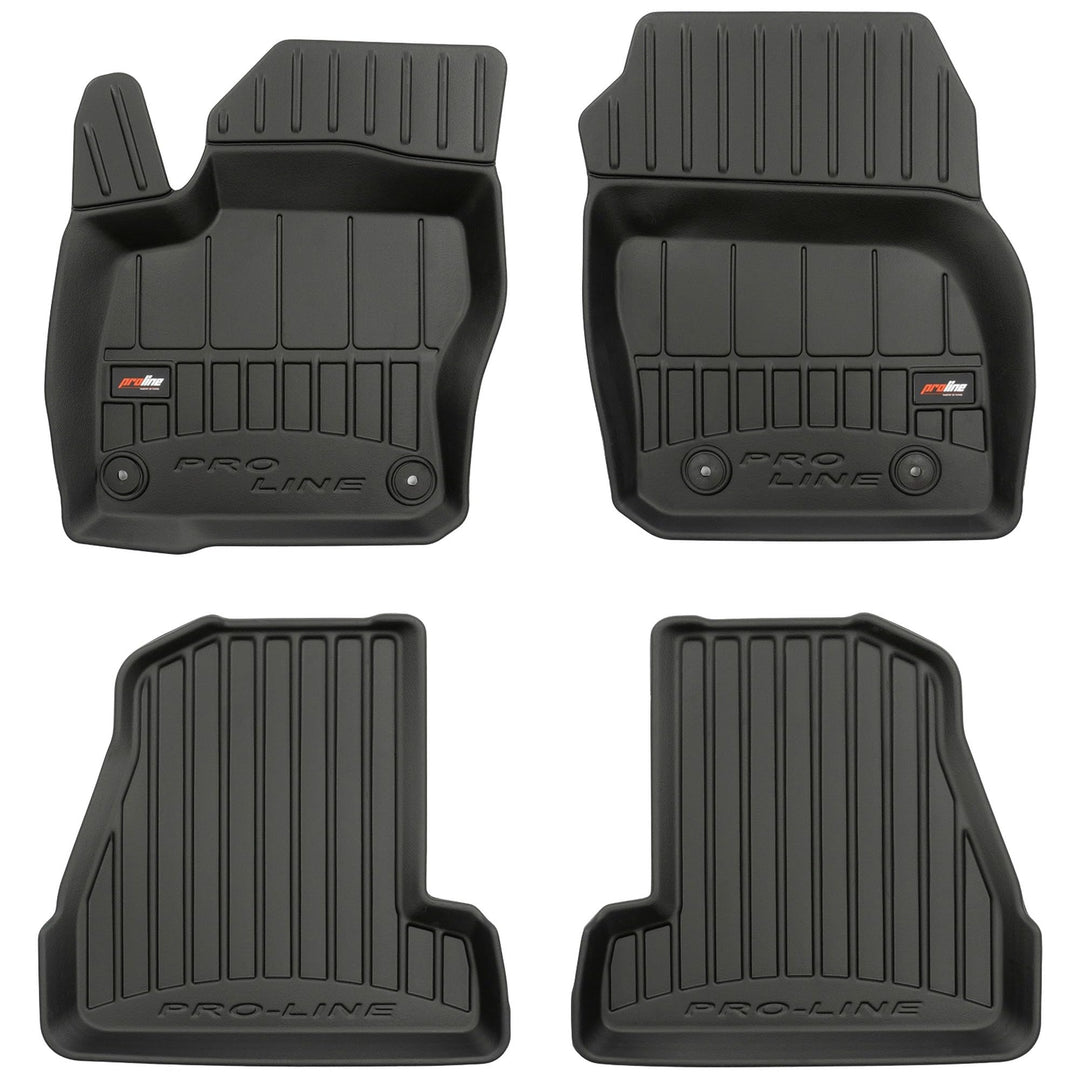SMK Gummimatten auto fussmatten Satz passend für Ford Focus III 2010-2019 Erleben Sie einen neuen St