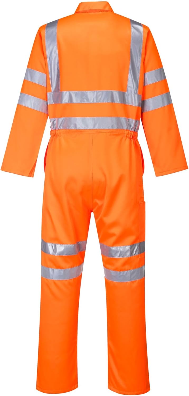 Hi-Vis Polycotton Coverall RIS Color: Orange Talla: 3 XL 3XL Orange, 3XL Orange