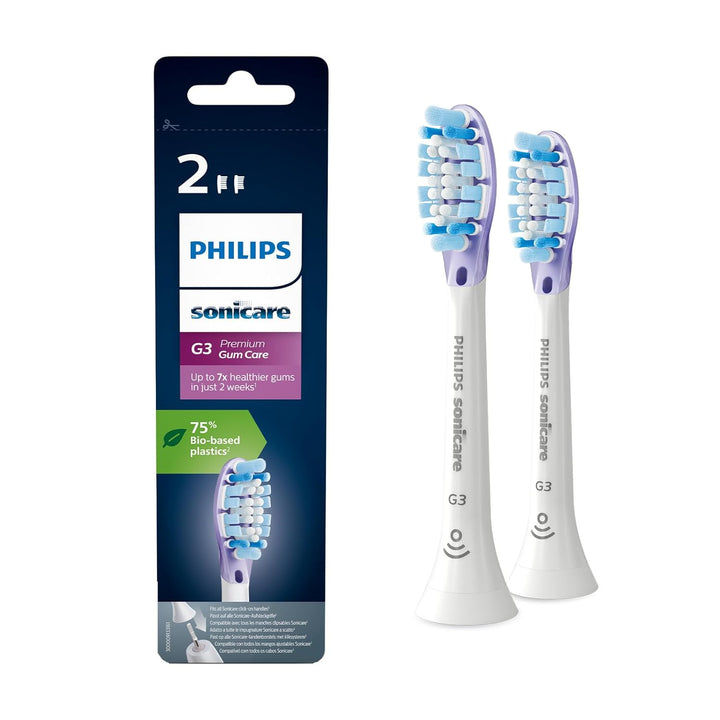 Philips Sonicare Original G3 Premium Zahnfleischpflege Standard-Schallzahnbürstenköpfe - 2er-Pack in