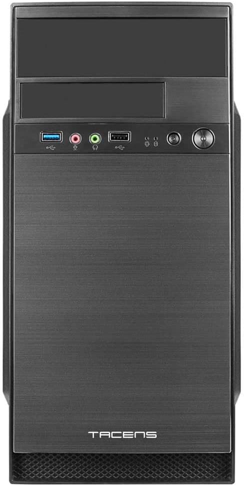 Tacens Anima AC4 - PC Gehäuse, Mini Tower, microATX, Aluminiumoberfläche, USB 3.0, AC4
