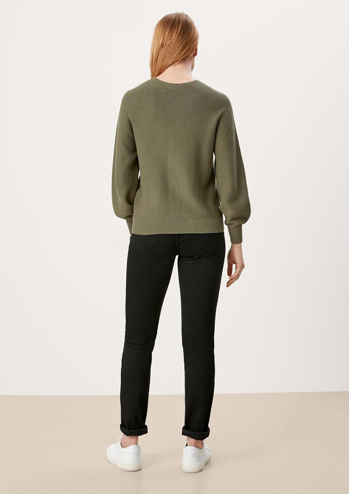 s.Oliver Strickpullover aus Viskosemix 32 Light Khaki, 32 Light Khaki