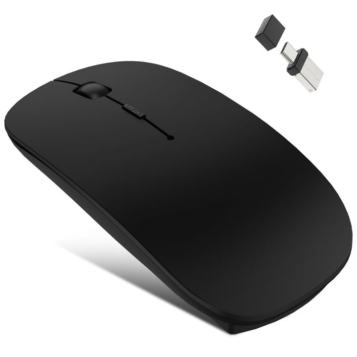 Azmall Kabellose Bluetooth Maus für iPad Pro/MacBook/Laptop/PC/Computer, Wiederaufladbare Maus Kabel