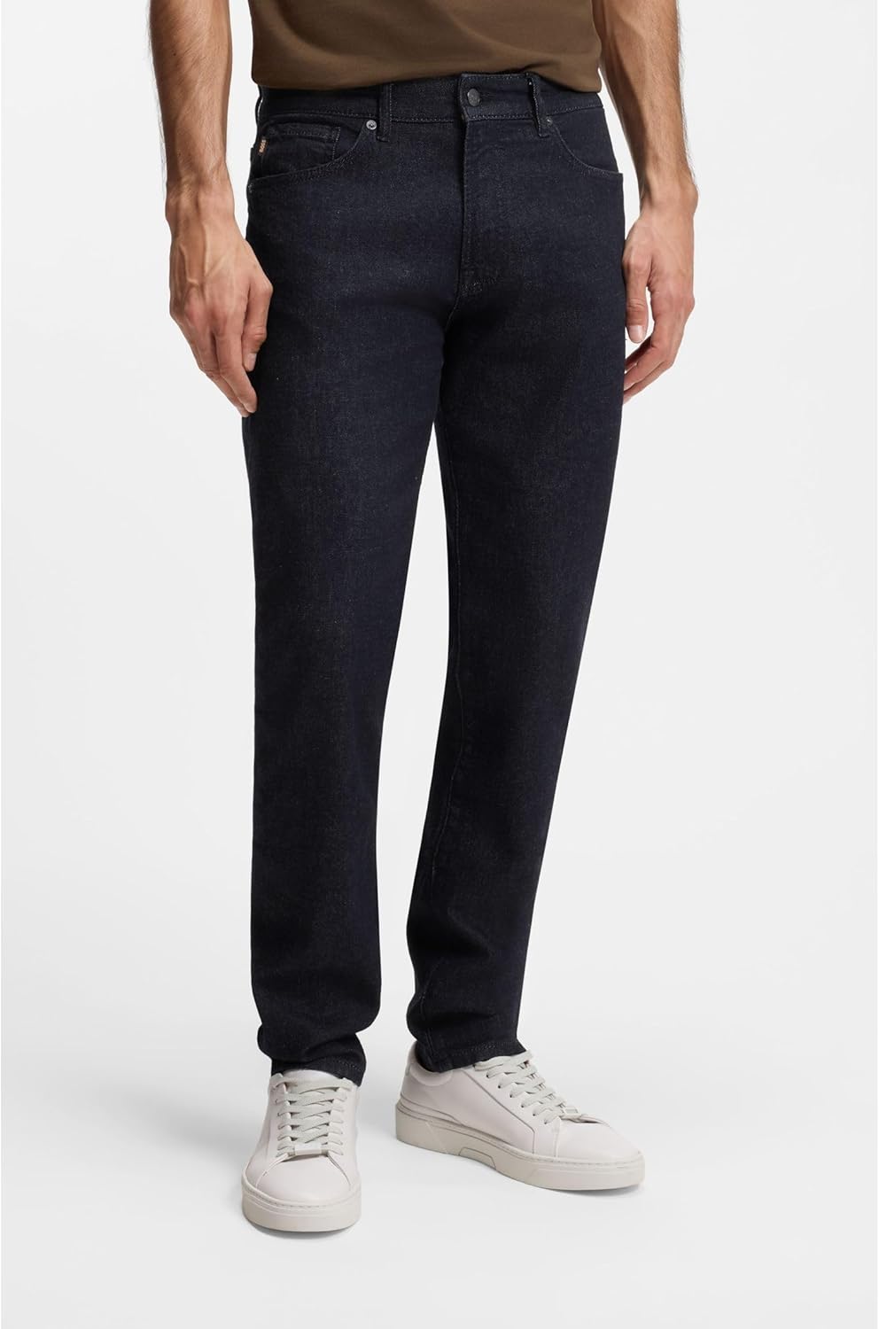 BOSS Herren H-Re.Maine Blaue Maine Regular-Fit Jeans aus bequemem Stretch-Denim 30W / 32L Dark Blue4