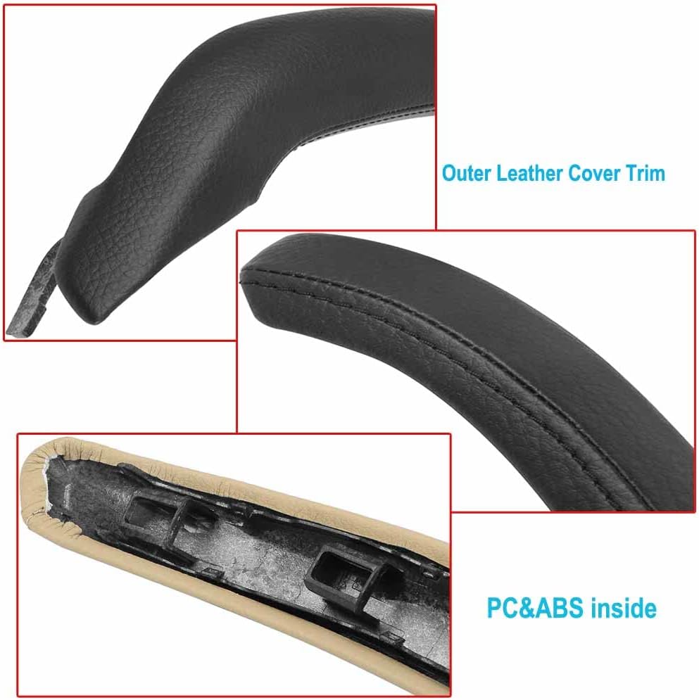 Hacreyatu Auto Türgriff Innengriff Für B-MW X3 X4 F25 F26 2010-2016 (Right Outer Cover, Black) Right