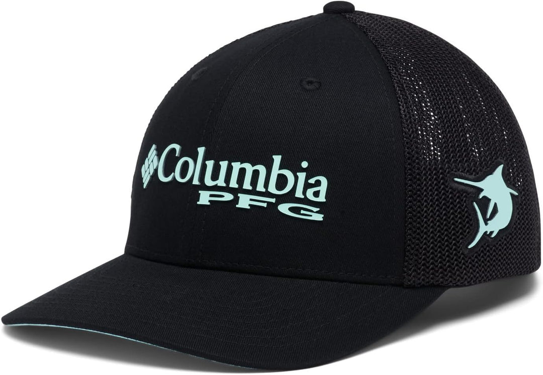Columbia Herren PFG Mesh Kappe S-M Blaues Echo/Hai/Hymne-Grafik, S-M Blaues Echo/Hai/Hymne-Grafik