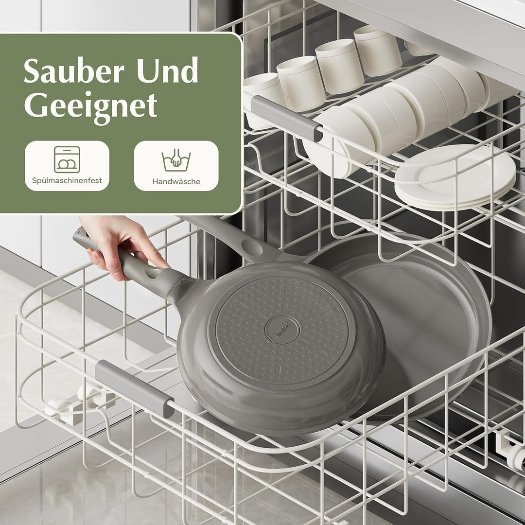 Redchef Abnehmbarer Topfgriff, Anti-Verbrühungs-Pfannengriff Ergonomischer für Kochgeschirr, Wokpfan