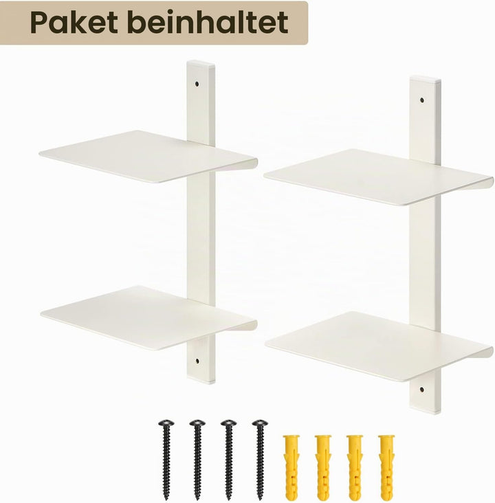 ART-GIFTREE Unsichtbares Bücherregal für Wand, Eisen, Schwebende Regale, schwebendes bücherregal Wan