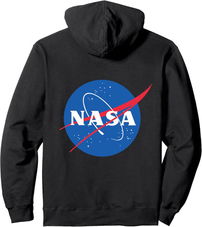 Official Nasa Logo - Meatball - Front and Back Print Pullover Hoodie