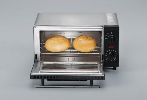 SEVERIN TO 2052 Back- und Toastofen (800 W, Inkl. Grillrost und Backblech, 9 L) silber /schwarz & 22