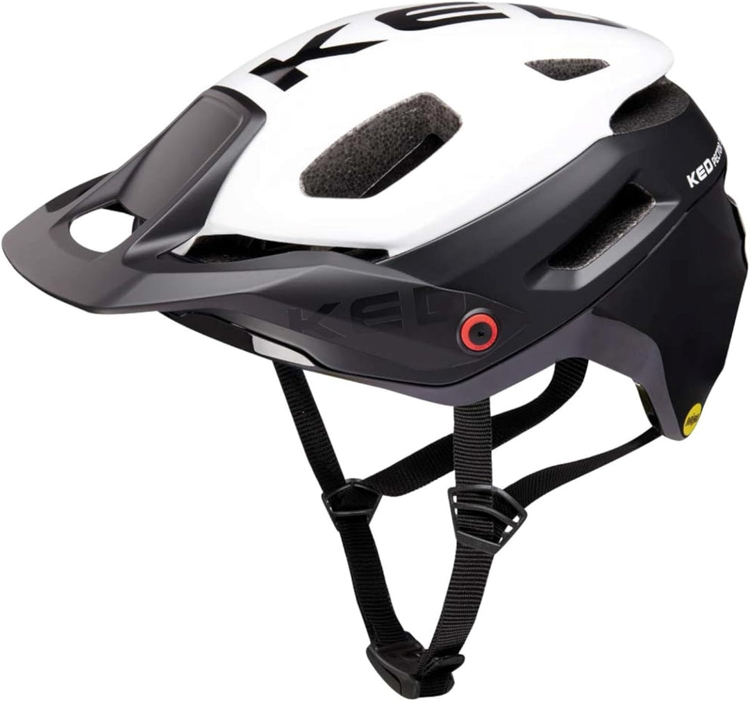 KED Pector ME1 MTB Fahrrad Helm schwarz/weiss 2023 M (52-58cm), M (52-58cm)