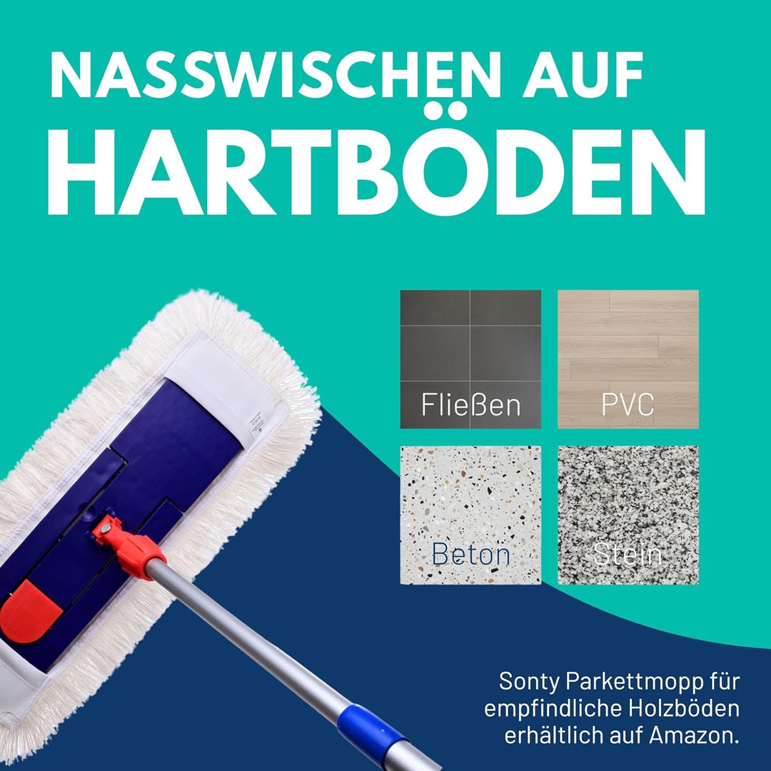 Sonty 50 Stück Mopp, Baumwollmop, Wischmop Premium Tufting 50cm (50), 50