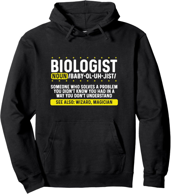 Biologist Definition Mikrobiologist Biologie Pullover Hoodie