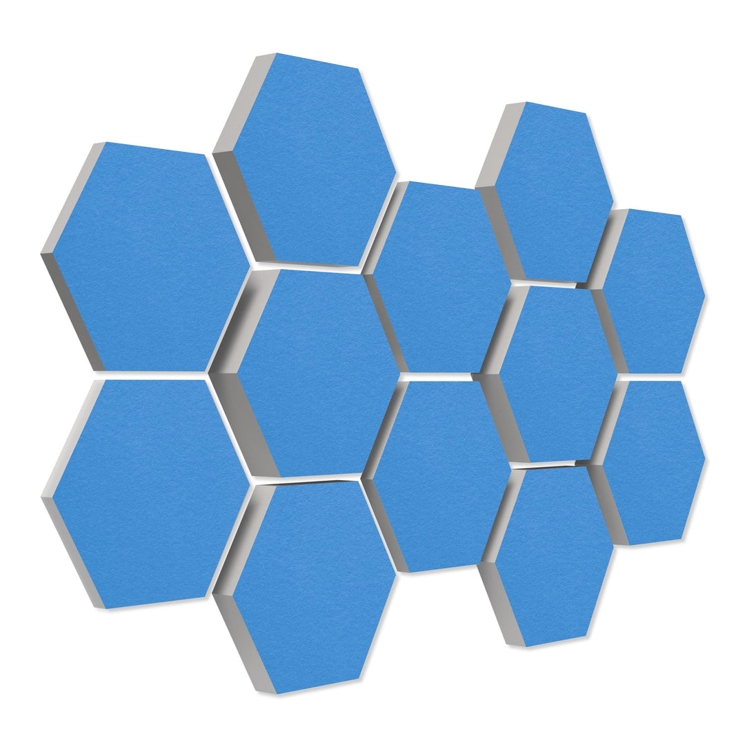 platino24 Schallabsorber COLORE aus Basotec G+ I Akustikpaneele mit Akustikfilz I 3D Wand-Paneele mi