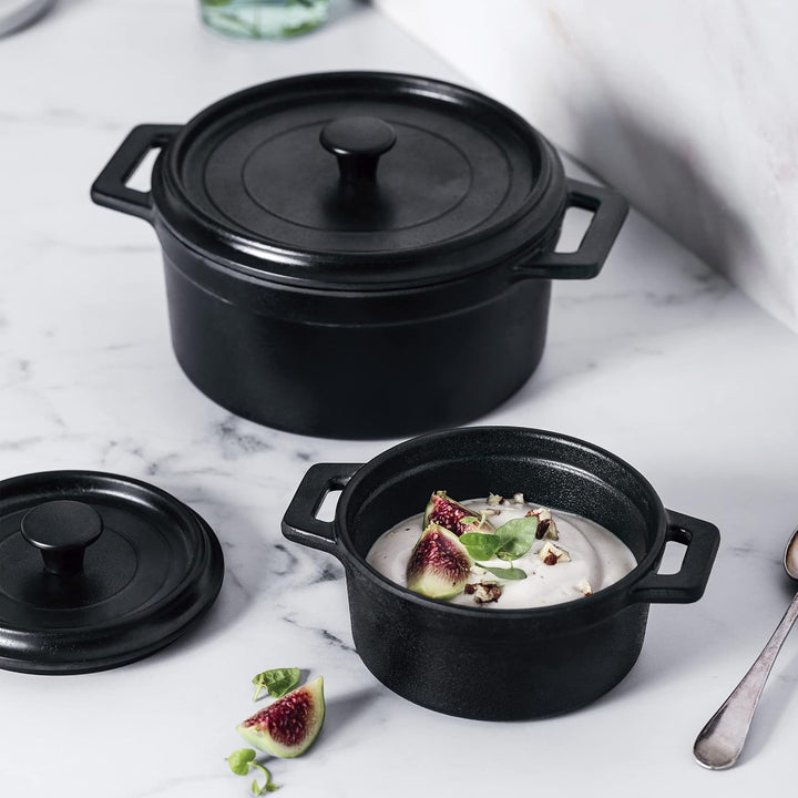 Lacor - 63393 - Mini Topf, Topf mit Deckel, aus Melamin, spülmaschinenfest, BPA frei, Ø14 cm, 640 ml