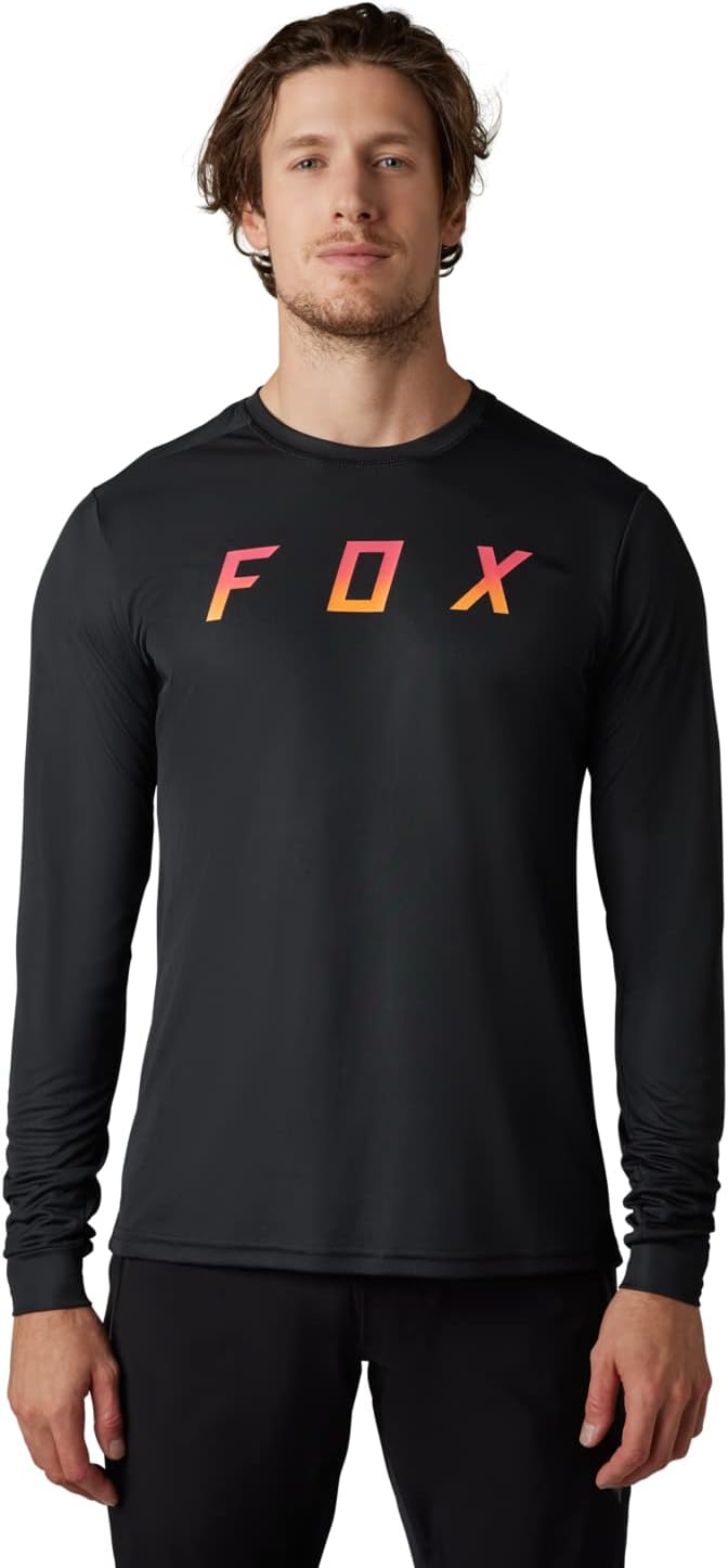 Fox Racing Herren Ranger Ls Jersey Swath Jersey S Dosis – Schwarz, S Dosis – Schwarz