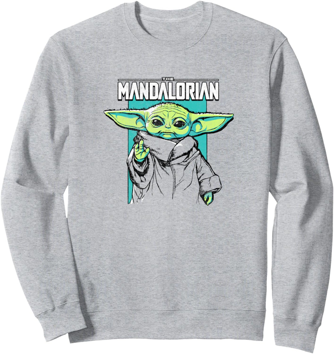 Star Wars The Mandalorian Hand Box Grogu Sweatshirt