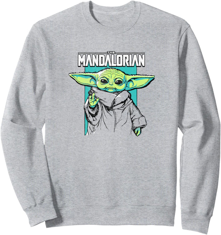 Star Wars The Mandalorian Hand Box Grogu Sweatshirt