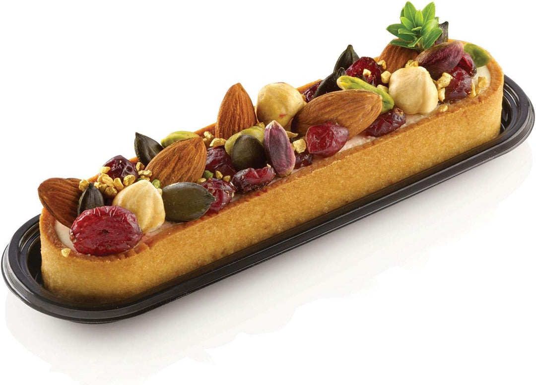 Euroshoppingonline Kit Tarte Ring Oblong 146x34 Silikonform, Silikon