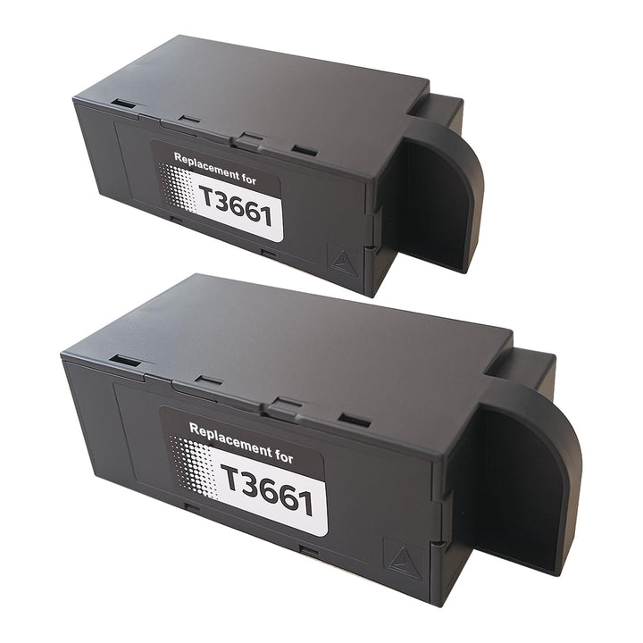 2X Wartungsbox T3661 kompatibel mit Epson T3661 C13T366100 Maintenance Box passend für Expression Ph