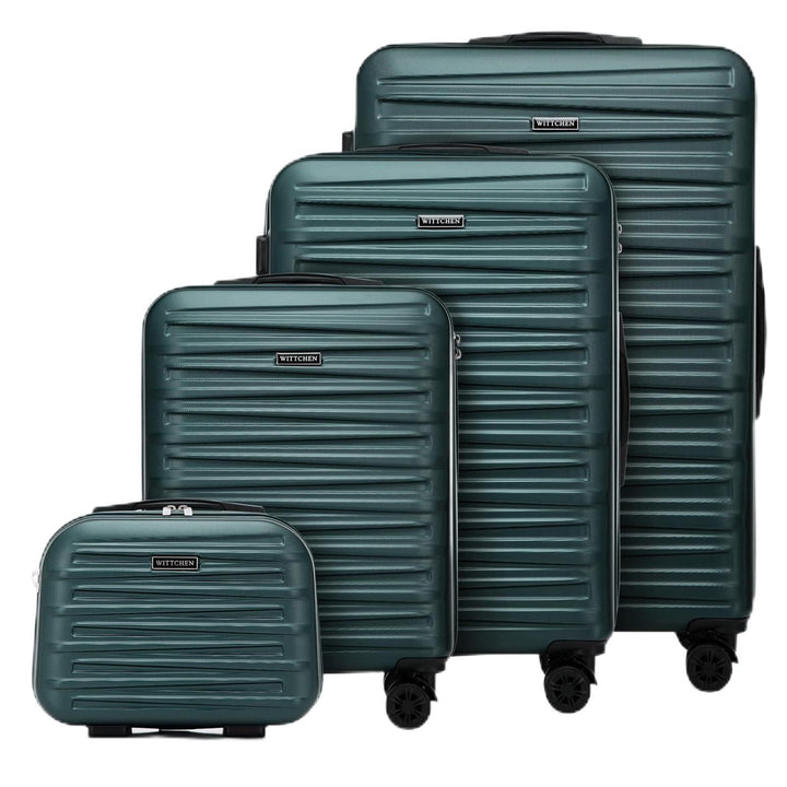 WITTCHEN Skyspeed Line Reisekoffer 4er Koffer-Set Rollkoffer Trolley Handgepäck Gepäck Reisekofferse