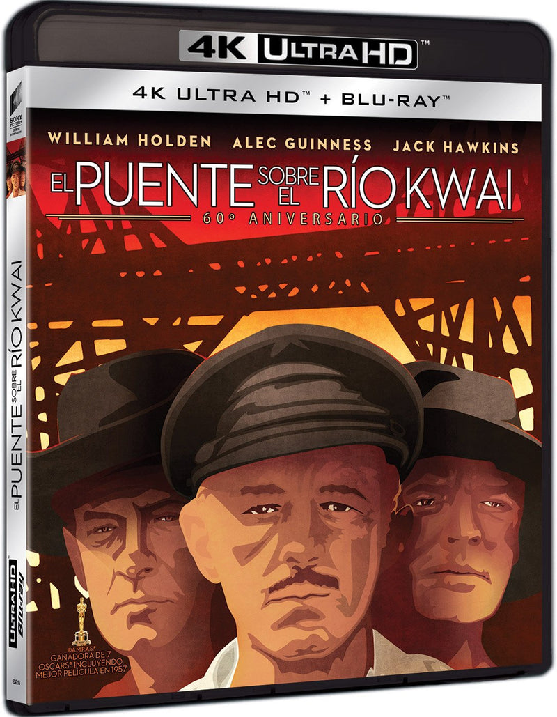 The Bridge On The River Kwai (EL PUENTE SOBRE EL RIO KWAI - 4K Ultra-HD + BLU RAY -, Spanien Import,