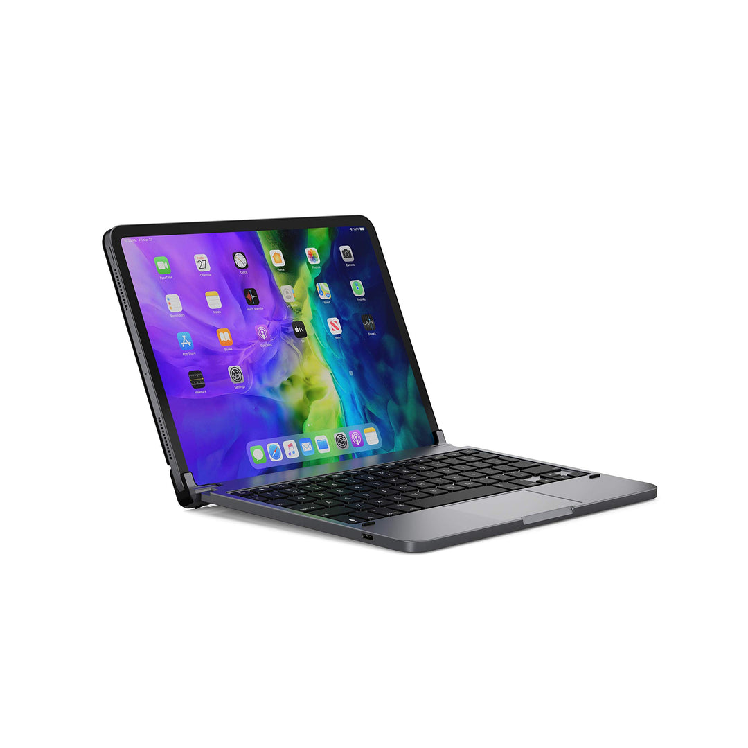 Brydge 11.0 Pro+ Wireless German QWERTZ Keyboard with Trackpad, Compatible with iPad Pro 11.0-inch (