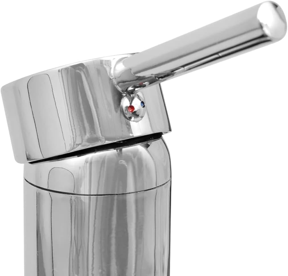 vidaXL Einhebelmischer Waschtischarmatur Badarmatur Wasserhahn Mischbatterie Messing, Messing