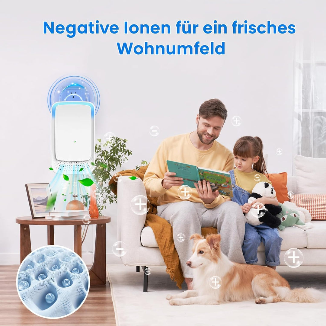 ODRX V2 Ionen Luftreiniger Zigaretten, 2026 Neues Ultras Leiser Plug & Play Negativ Ionen Luftreinig