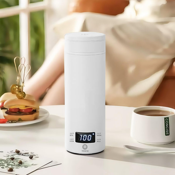 Reisewasserkocher Klein, 500ML Tragbar Reise Wasserkocher, Mini Wasserkocher Elektrisch mit Automati