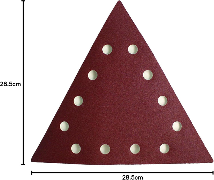 FEIDER ABT–180er Schleifdreiecke - Multifunktionales Schleifpapier - Schleifen und Glätten von Gips,