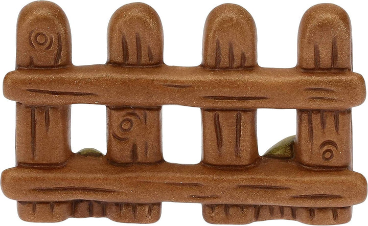 THUN - Set 2 Stück Zaun - Klassische Krippe - Keramik - 8 x 1,5 x 5 cm H ca.