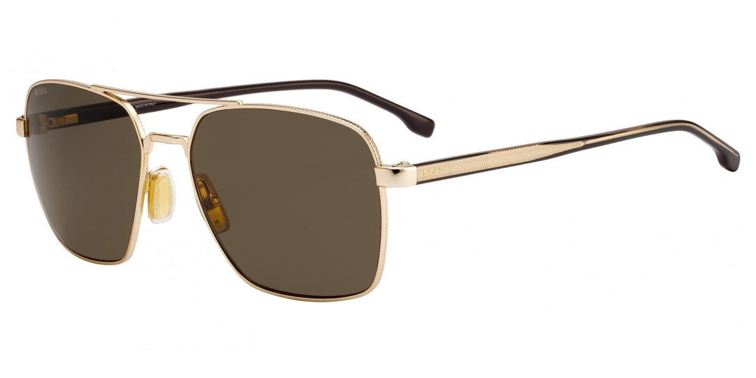 HUGO BOSS Unisex Sunglasses, 000/70 Rose Gold