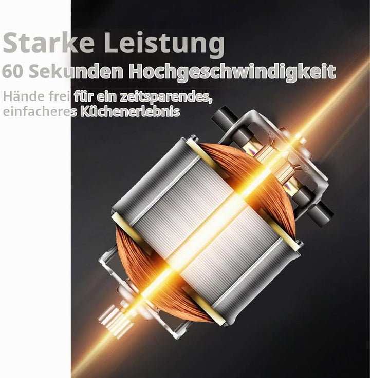 Elektrischer Handbesen, Wiederaufladbarer USB Wiederaufladbare Handrührer mit 3 Geschwindigkeitsmodi