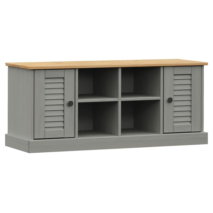 vidaXL Schuhschrank, Schuhregal mit viel Stauraum, Schrank Schuhe mit Metallknöpfen, Schuhkommode Sc