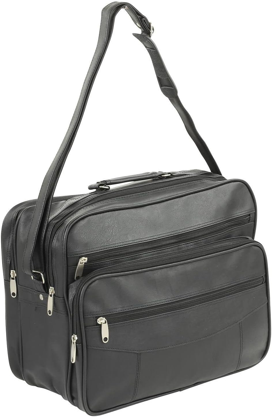 D&N Business Line Umhängetasche, 37 cm, 17 Liter, Schwarz