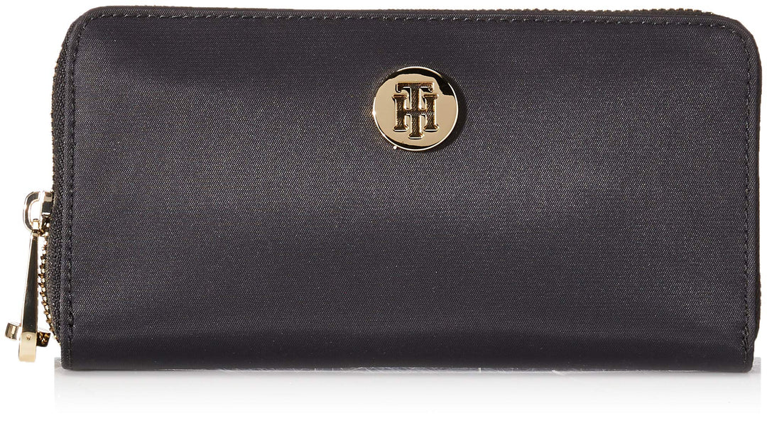 Tommy Hilfiger Poppy Large Zip Around Wallet Black