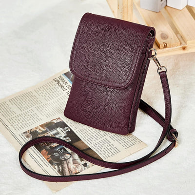 BOSTANTEN Handytasche zum Umhängen Leder, Handy Umhängetasche Damen, Handytasche mit Geldbörse zum U
