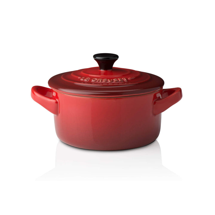 LE CREUSET Steinzeug Mini-Cocotte 200 ml, kirschrot, Kirschrot