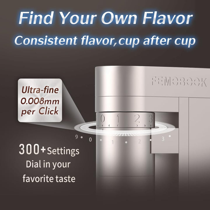 Elektrische Kaffeemühle A5 Black Für Pour-Over & Espresso – Wiederaufladbar, Kabellos, Tragbar, Für