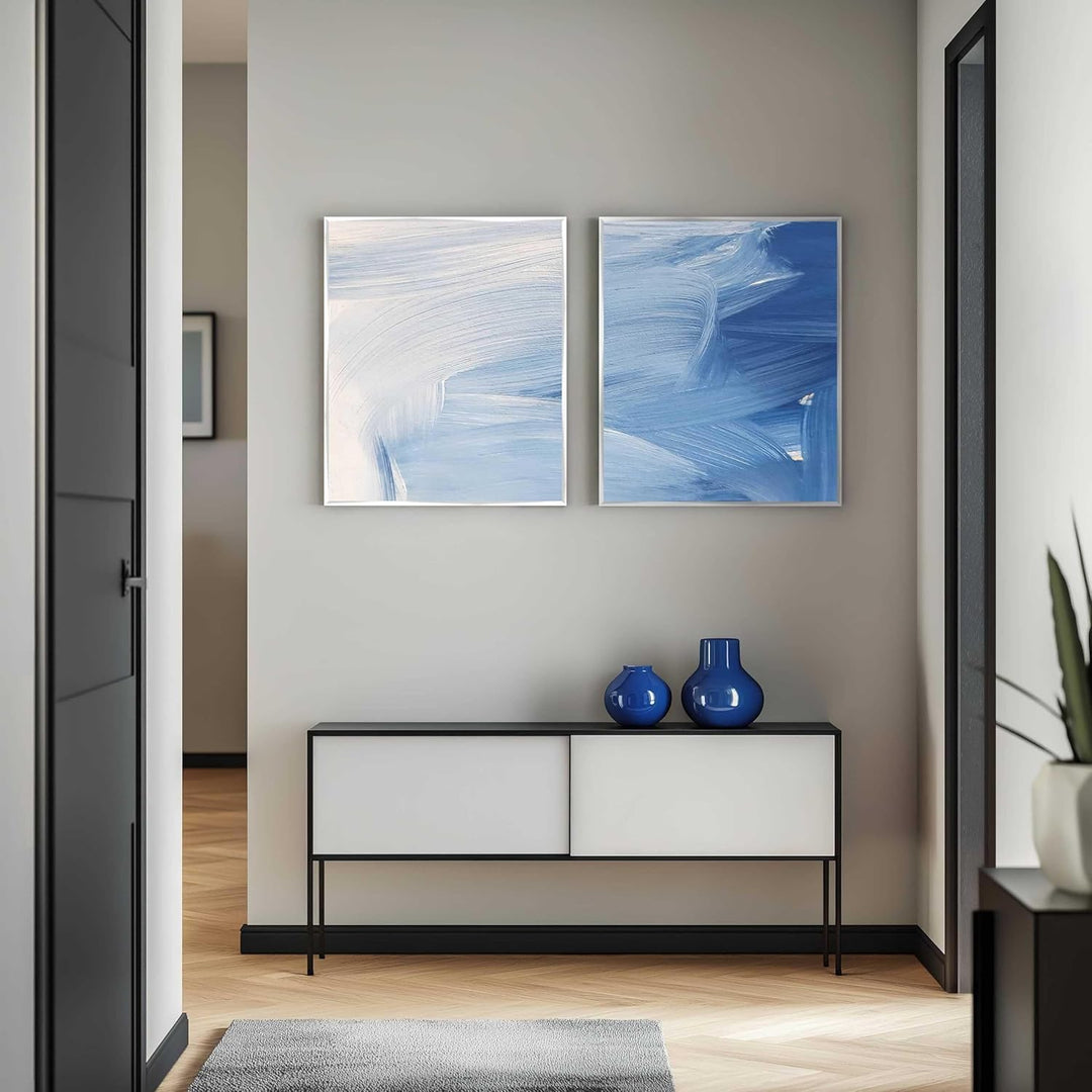 nielsen Aluminium Bilderrahmen C2, 50x60 cm, Eloxal Schwarz Glanz 50 x 60 cm Eloxal Schwarz Glanz, 5