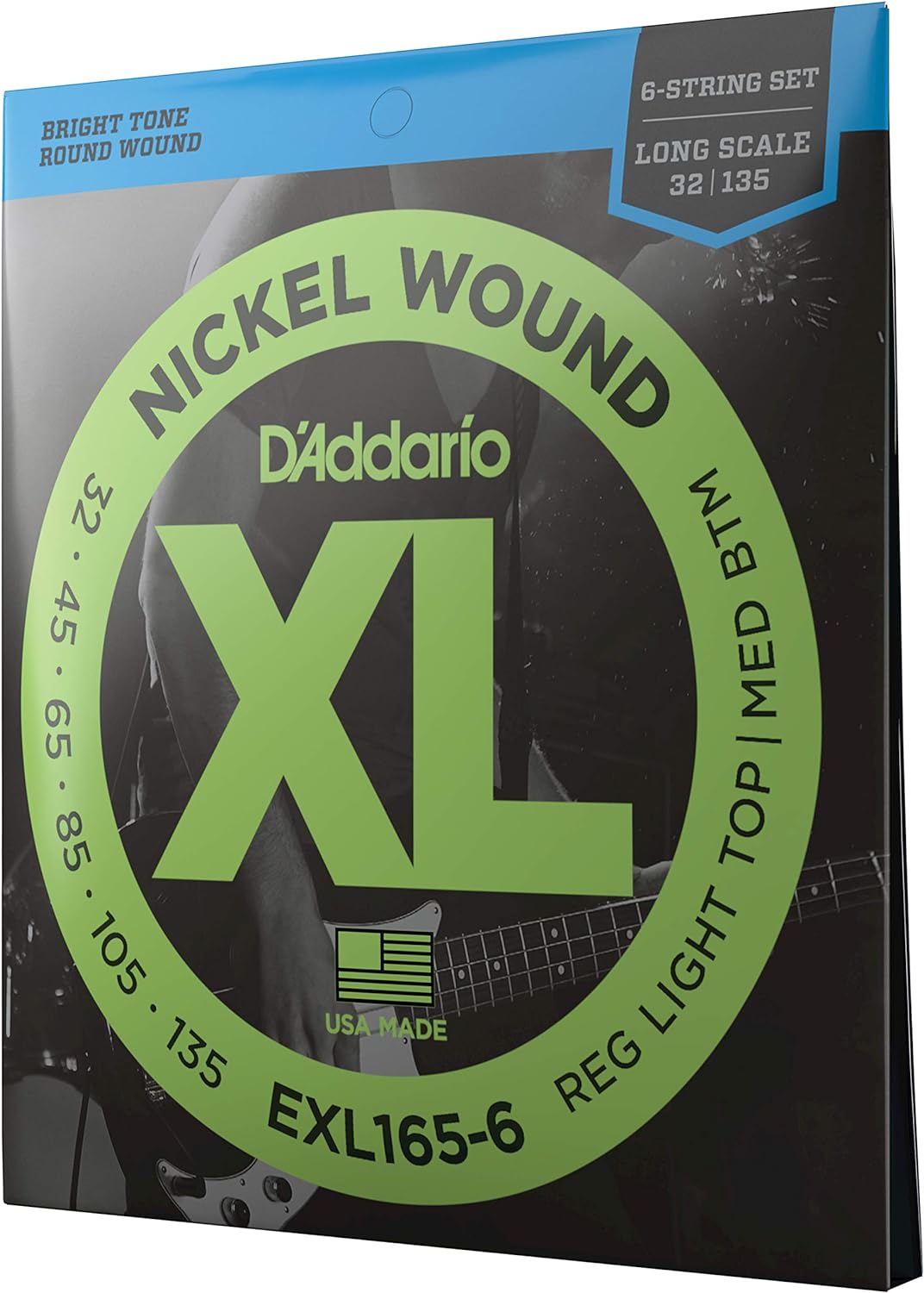 D'Addario E Bass Gitarrensaiten | Saiten E Bass | Bassgitarre Saiten | Saiten 6-Saiter E-Bass | DER