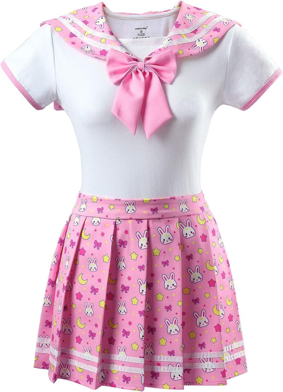 LittleForBig Baumwolle Strampler Onesie Pyjamas Bodysuit - Klassische Japanische Schulmädchen Kleid