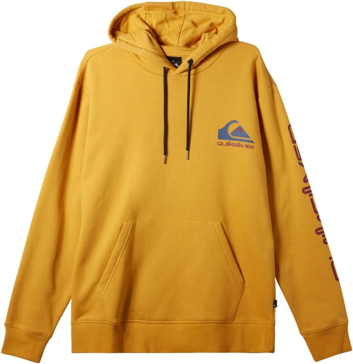 Quiksilver Herren Omni Logo Hood Sweatshirt (1er Pack) XS Mustard, XS Mustard