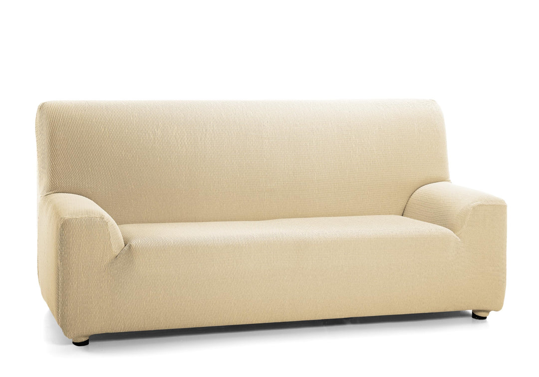 Martina Home Tunez elastischer Sofabezug, Stoff, Beige, 4-Sitzer (220 bis 260 cm) Beige 4 Plätze, Be