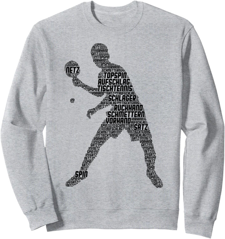 Tischtennis Ping Pong Kinder Jungen Männer Sweatshirt
